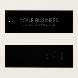 Hang-Tag für moderne Minimalistische Kleidung