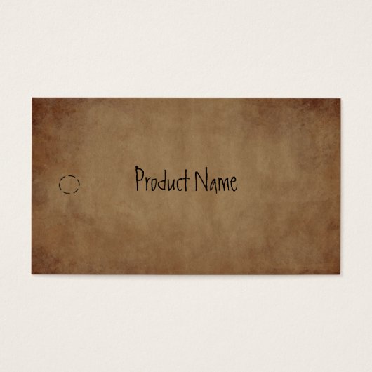 Hang-Tag für primitives Papier (Vorderseite)