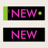 Hang Tag "NEW" (Vorne & Hinten)