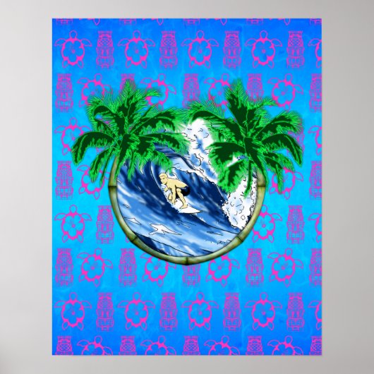 Hang Ten Poster (Vorne)