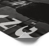 Hang Tough Muscle Man Workout Gym Poster (Ecke)