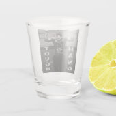 Hang Tough Muscle Man Workout Gym Schnapsglas (Rückseite)