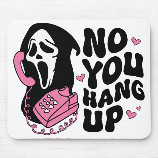 "Hang Up" Ghostface Horror Fan-Geschenk Mousepad (Vorne)