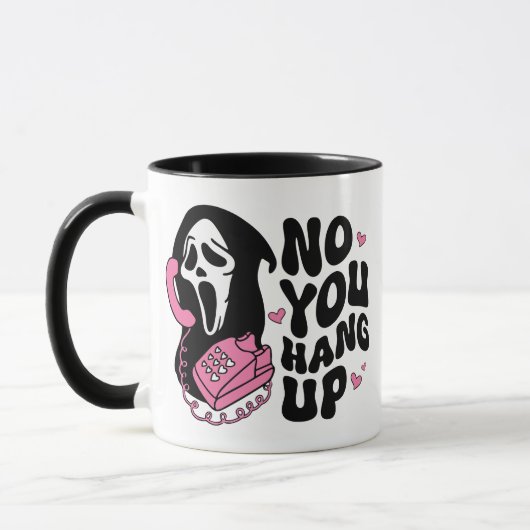 "Hang Up" Ghostface Horror Fan-Geschenk Tasse (Links)