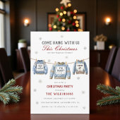 hang with us ugly christmas jumper party einladung