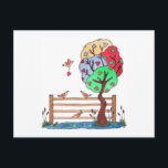 Hang Your Heart Feiertagspostkarte<br><div class="desc">custom</div>