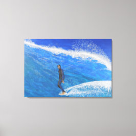 Hang zehn leinwanddruck