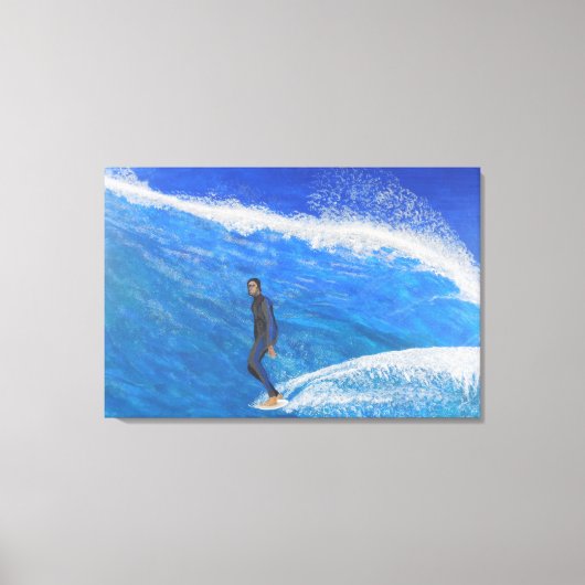 Hang zehn leinwanddruck (Vorderseite)