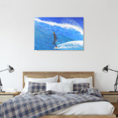 Hang zehn leinwanddruck (Insitu (Schlafzimmer))