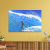 Hang zehn leinwanddruck (Insitu (Wohnzimmer))