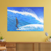 Hang zehn leinwanddruck (Insitu (Wohnzimmer))