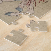 Hangakujo, weiblicher Samurai circa 1885 Puzzle (Seite)