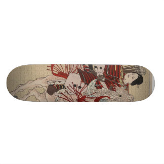 Hangakujo, weiblicher Samurai circa 1885 Skateboard