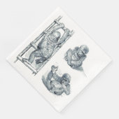 Hangaround - Young Ape Gorilla Serviette (Ecke)