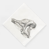 Hangaround - Young Ape Gorilla Serviette (Ecke)