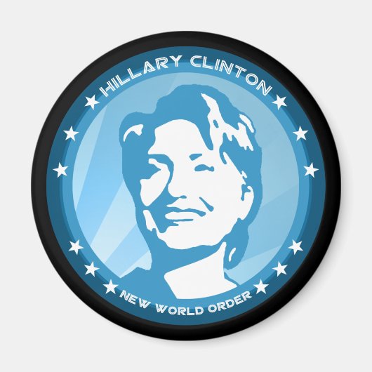 Hangclinton 08. blaue Strahlen. Magnet (Vorne)