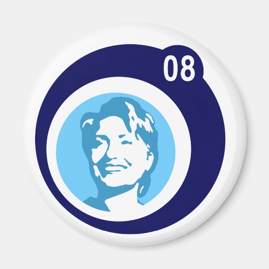 Hangclinton : blaue Blasen : Magnet (Vorne)