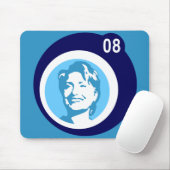 Hangclinton : blaue Blasen : Mousepad (Mit Mouse)