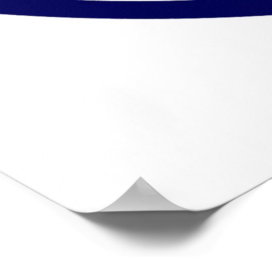 Hangclinton : blaue Blasen : Poster (Ecke)