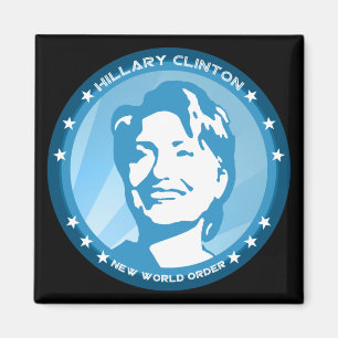 Hangclinton : blaue Rochen : Magnet