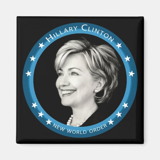 Hangclinton : blaue Rochen : Magnet (Vorne)