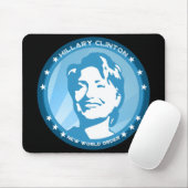 Hangclinton : blaue Rochen : Mousepad (Mit Mouse)
