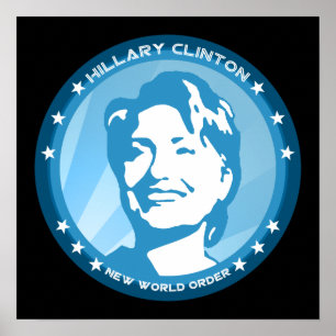 Hangclinton : blaue Rochen : Poster