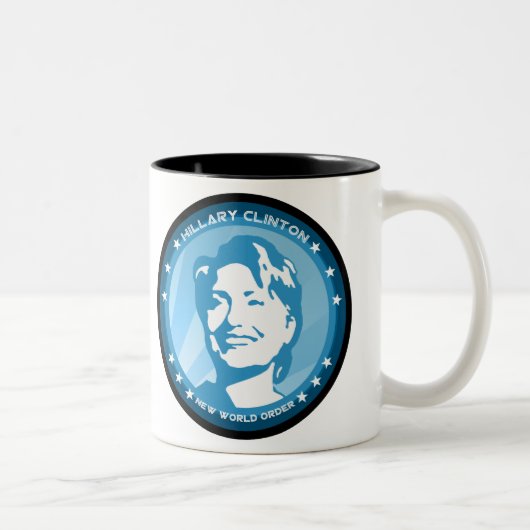 Hangclinton : blaue Rochen : Zweifarbige Tasse (Rechts)