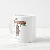 Hänge da Niedlicher Schlaf Personalisiert Kaffeetasse (Vorderseite Links)