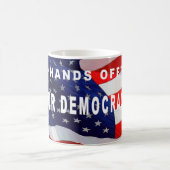"HÄNGE DER DEMOKRATIE" - Tasse (Mittel)