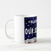 "HÄNGE DER DEMOKRATIE" - Tasse (Links)