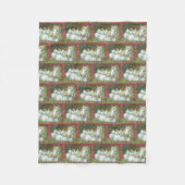 HÄNGE IM STABILEN, PFERD & CHICKEN FLEECE BLANKET (Vorderseite)