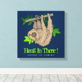 Hänge in der Schlucht auf einem Baumzweig Leinwanddruck (Insitu (Holzboden))