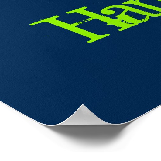 Hänge in der Schlucht auf einem Baumzweig Poster (Ecke)