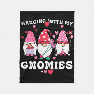 Hänge mit meinen Gnomies Süßes Valentinstag Dankes Fleecedecke