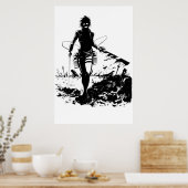 Hange Zoe Dark Shirt Poster (Küche)