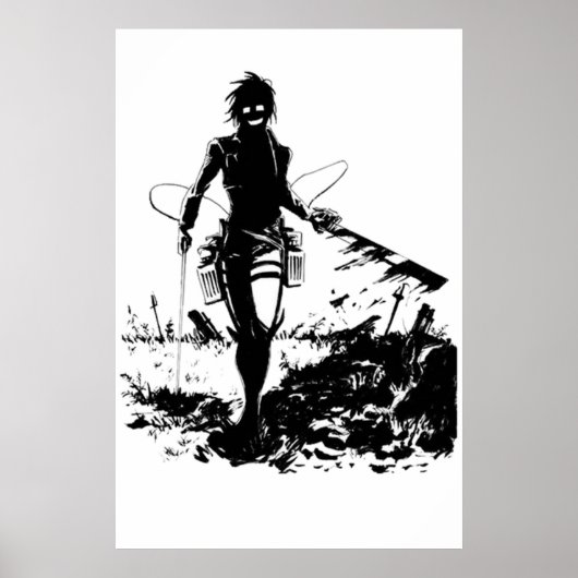 Hange Zoe Dark Shirt Poster (Vorne)