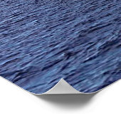 Hängebrücke am Morgen Poster (Ecke)