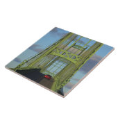 Hängebrücke auf der Little Deer Isle Fliese (Seite)