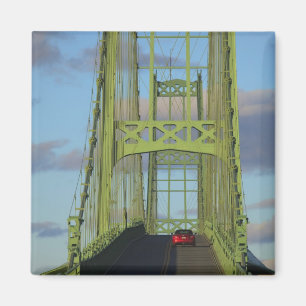 Hängebrücke auf der Little Deer Isle Magnet