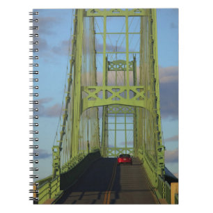 Hängebrücke auf der Little Deer Isle Notizblock