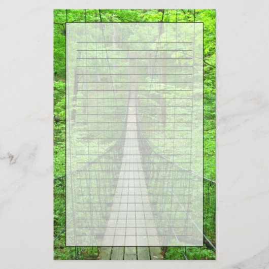 Hängebrücke Briefpapier (Vorderseite)