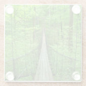 Hängebrücke Glasuntersetzer (Rückseite)