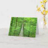 Hängebrücke Karte (Gelbe Blume)