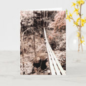 Hängebrücke Karte (Gelbe Blume)