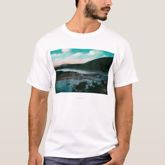 Hängebrücke Klondyke Fluss-, Alaska T-Shirt (Vorderseite)