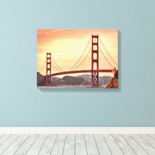 Hängebrücke Leinwanddruck (Insitu (Holzboden))