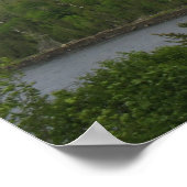 Hängebrücke-Maine-Plakat Poster (Ecke)