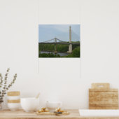 Hängebrücke-Maine-Plakat Poster (Küche)