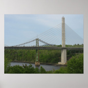 Hängebrücke-Maine-Plakat Poster